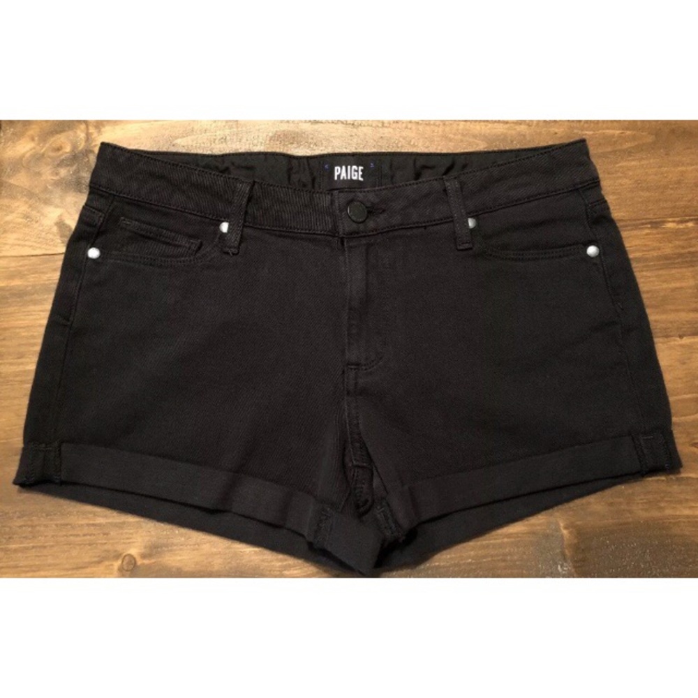Paige Jimmy Jimmy Black Shorts